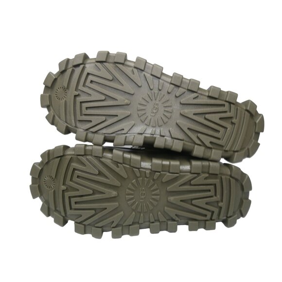 UGG Classic Brella Mini Boot Olive Green Size 6 - Picture 7 of 8